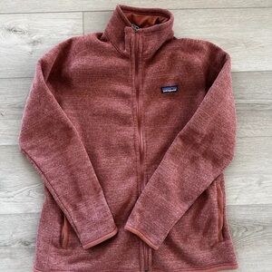 Patagonia Jacket Womens XL Better Sweater  Worn Wear-Century Pink FREE Shipping